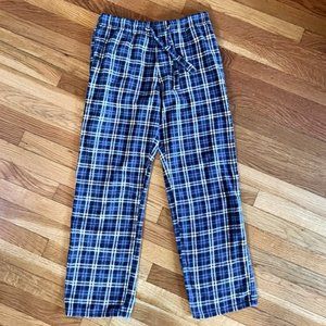 Old Navy Men's Blue Plaid Pajama Pants (M)